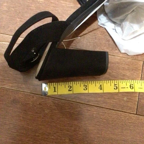 A NewDay Black Thick Heel Shoes Ankle Strap heeled sandal - Picture 13 of 13